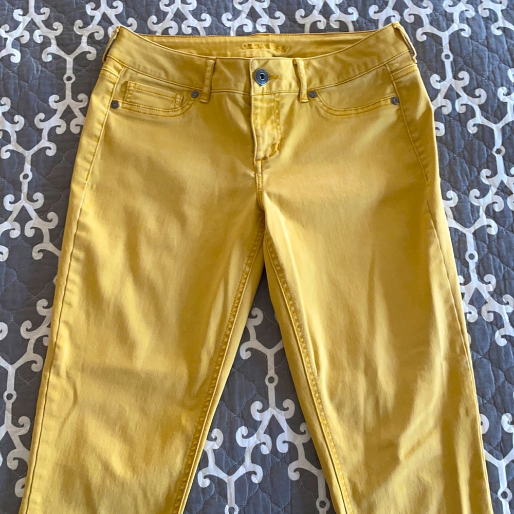 Maurice’s yellow jeans/jeggings M-R